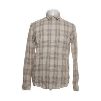 Skjorta (Beige, Brun) från Samsøe & Samsøe Polyester, Linne, Bomull