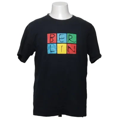 T-shirt (Black, Multicolored) from Berlin Cotton