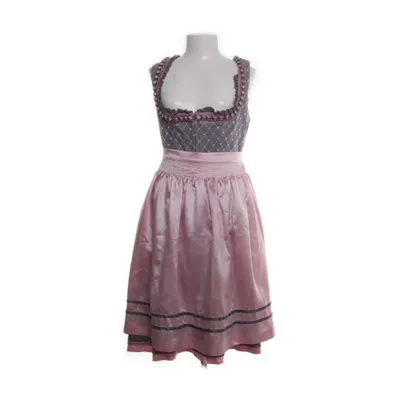 Dirndl (Pink, Gray) from Krüger Cotton, Linen