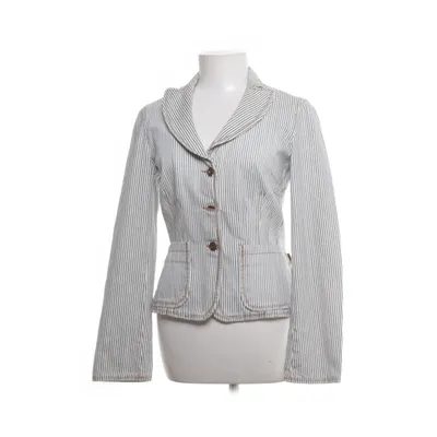 Kavaj (Vit, Blå) från Moschino Jeans Bomull, Polyester