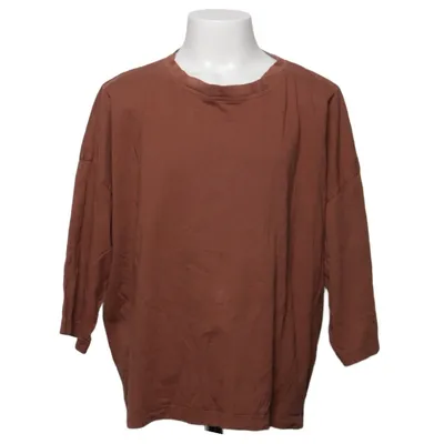T-shirt à manches longues (Marron) de Façade Coton biologique
