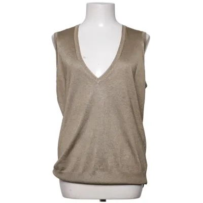 Pull sans manches (Beige) de Apriori Polyester, Viscose