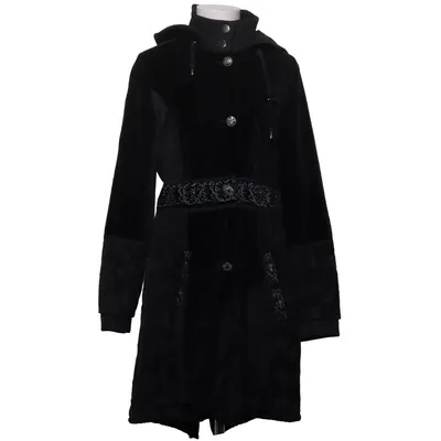Mantel (Schwarz) von Fransa Baumwolle, Polyester