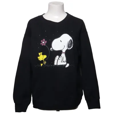 Sweatshirt (Zwart) van Peanuts Katoen, Polyester
