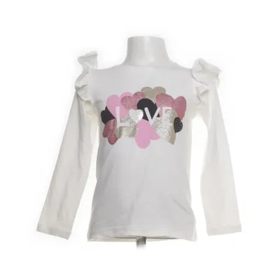 Top (Hvid, Flerfarvet) fra Lindex Kids Bomuld, Elastan