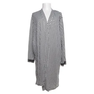Dressing gown (Black, White) from Alexandra Bartlett Elastane, Polyester