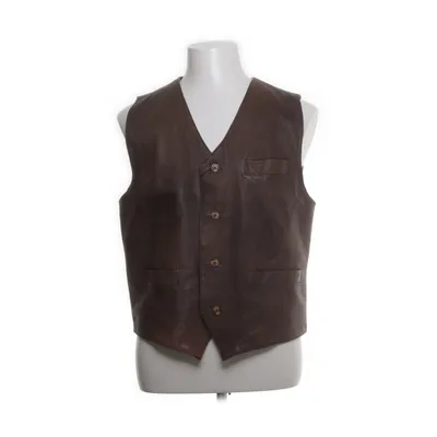 Leather vest (Brown) from Biker