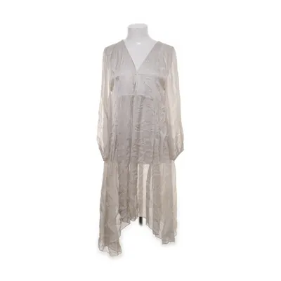 Jurk (Beige) van Collezione Gaia Elastaan, Zijde, Viscose