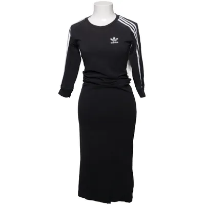 Maxi dress (Black, White) from Adidas Cotton, Elastane