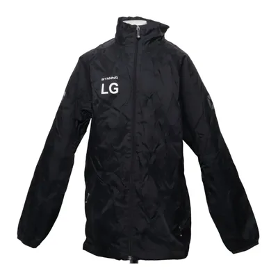 Regenjack (Zwart) van Stanno Polyamide, Polyester