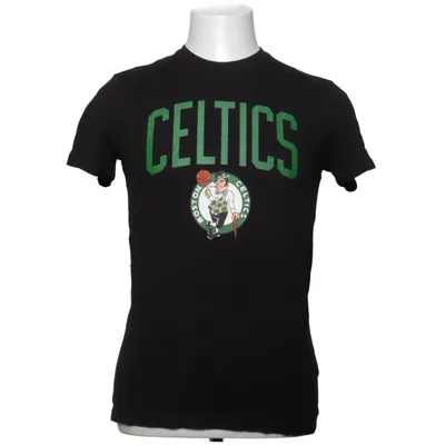 T-shirt (Zwart, Groen) van New Era Katoen