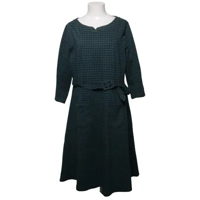 Klänning (Grön, Blå) från Jumperfabriken Bomull, Elastan, Polyamid