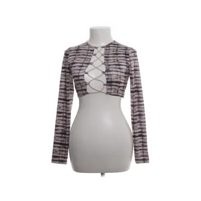Crop top (Pink, Multicolored) from Katch Me Polyester