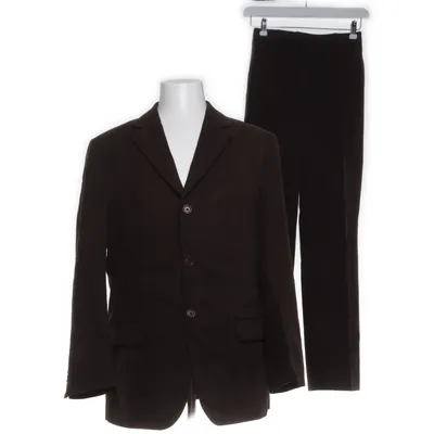 Kostym (Brun) från Massimo Dutti Bomull, Viskos