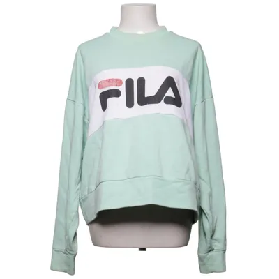 Sweatshirt (Vert, Blanc) de Fila Coton, Polyester