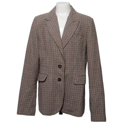 Blazer (Beige, Bruin, Meerkleurig) van Zara Kids Katoen, Polyester