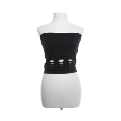 Tube top (Zwart) van Iets Frans Elastaan, Polyamide, Polyester