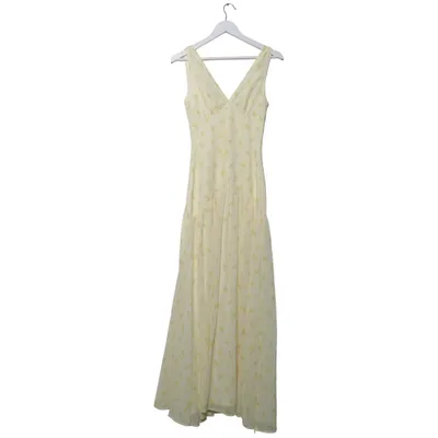 Maxikleid (Gelb, Weiß) von Adoore Polyester