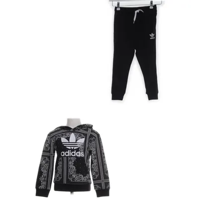Trainingsset (Zwart, Wit) van Adidas Katoen, Polyester