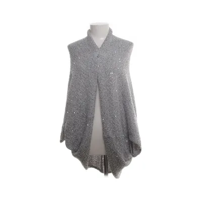 Poncho (Zilver) van Zara Knit Acryl, Nylon, Polyester