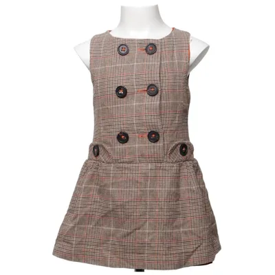 Dress (Beige, Orange, Multicolored) from Zara Kids Cotton, Polyester