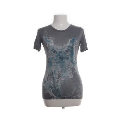 T-shirt (Grijs, Meerkleurig) van Hans Ubbink Lyocell