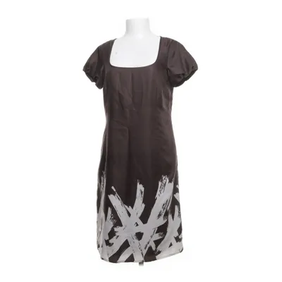 Dress (Brown, White) from ESPRIT Collection Polyester