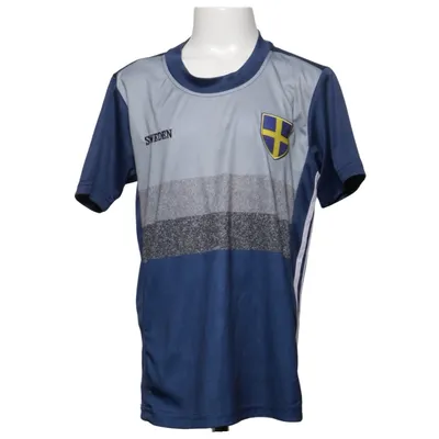 Voetbalshirt (Blauw, Grijs, Geel) van Sverige Polyester