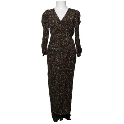 Maxi dress (Black, Multicolored) from Saint + Sofia Cupro, Viscose