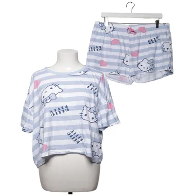 Pyjamasz (Blå, Hvid, Pink) fra Hello Kitty Bomuld