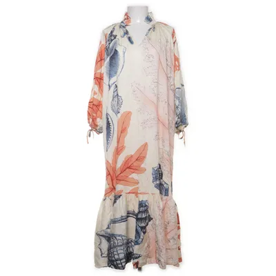 Långklänning (Vit, Flerfärgad) från GANT Lyocell