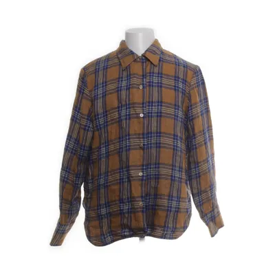 Shirt (Brown, Blue) from Séfr Linen