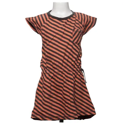 Kleid (Orange, Grau) von Varför Därför Baumwolle