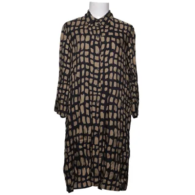 Shirt dress (Black, Beige) from Hobbs Viscose