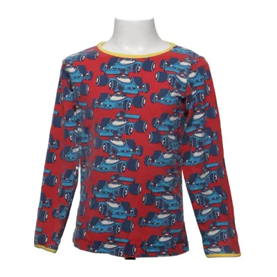 Langærmet t-shirt (Rød, Blå, Gul) fra Småfolk Bomuld, Elastan, Modal