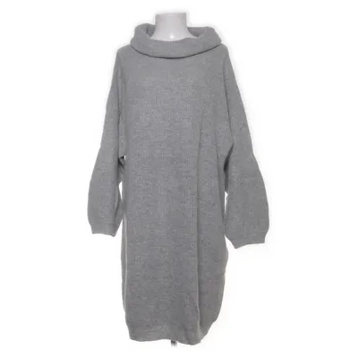 Jurk met col (Grijs) van Selected Femme Alpacawol, Polyamide, Viscose
