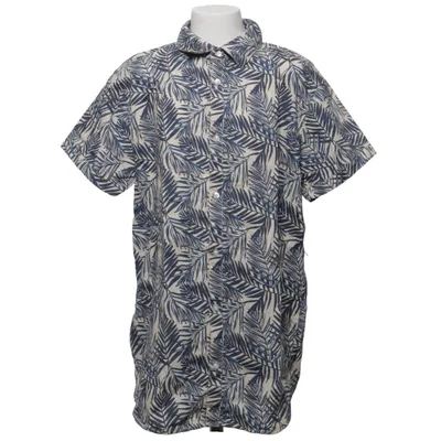 Korte mouwen shirt (Blauw, Beige) van Primark Katoen