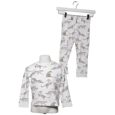 Pajamas (White, Brown) from Newbie by KappAhl Cotton