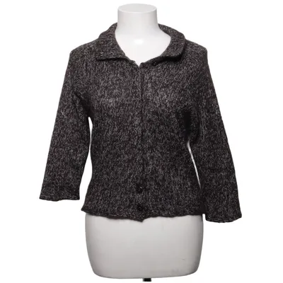 Cardigan (Bruin, Wit) van Turnover Angora, Katoen, Mohair, Polyamide, Viscose