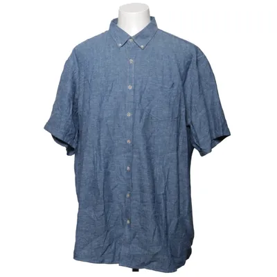 Chemise à manches courtes (Bleu) de Jack's Sportswear Coton, Lin