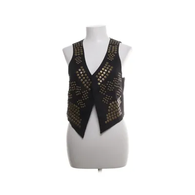 Suit vest (Black) from VASK Cotton, Elastane