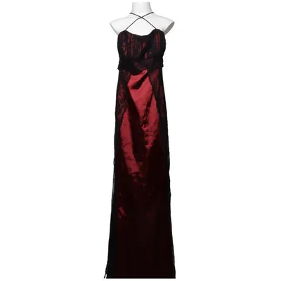 Evening gown (Red, Black) from Oobe Cotton, Polyamide, Polyester