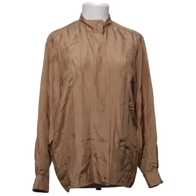 Blouse (Marron) de Casalini Soie
