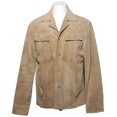 Læderjakke (Beige) fra East West Læder
