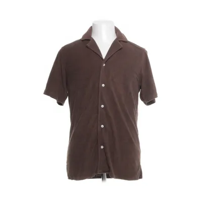 Korte mouwen shirt (Bruin) van John Henric Katoen