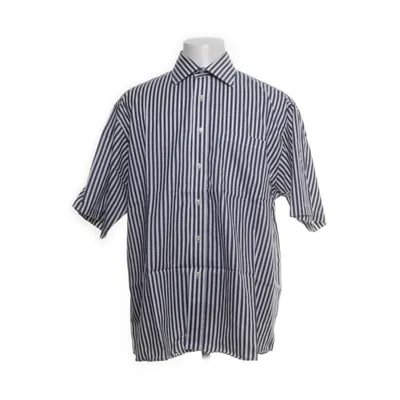 Kortärmad skjorta (Vit, Blå) från Seven Seas Bomull