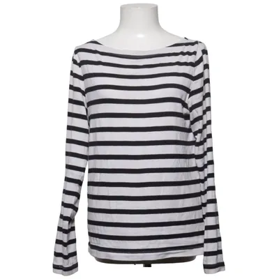 T-shirt à manches longues (Blanc, Noir) de Gap Coton, Élasthane, Modal
