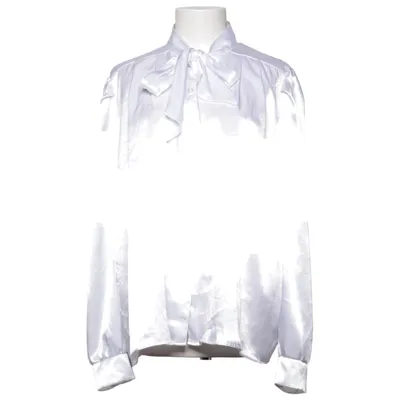 Blouse lavallière (Blanc) de Eurofashion Polyester