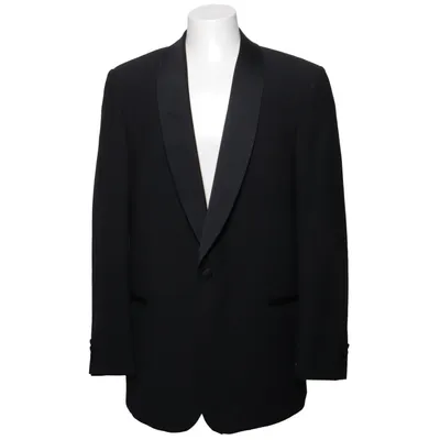 Tuxedo jacket (Black) from Royal Black Elastane, Polyester, Wool