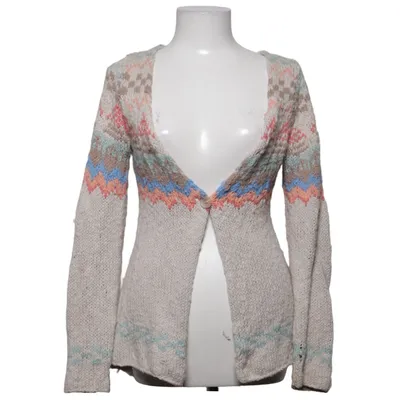 Strickjacke (Beige, Mehrfarbig) von Sira Baumwolle